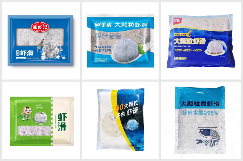 RL-GD8-ZK10-200/RL-GD10-ZK12-160蝦滑真空包裝樣品